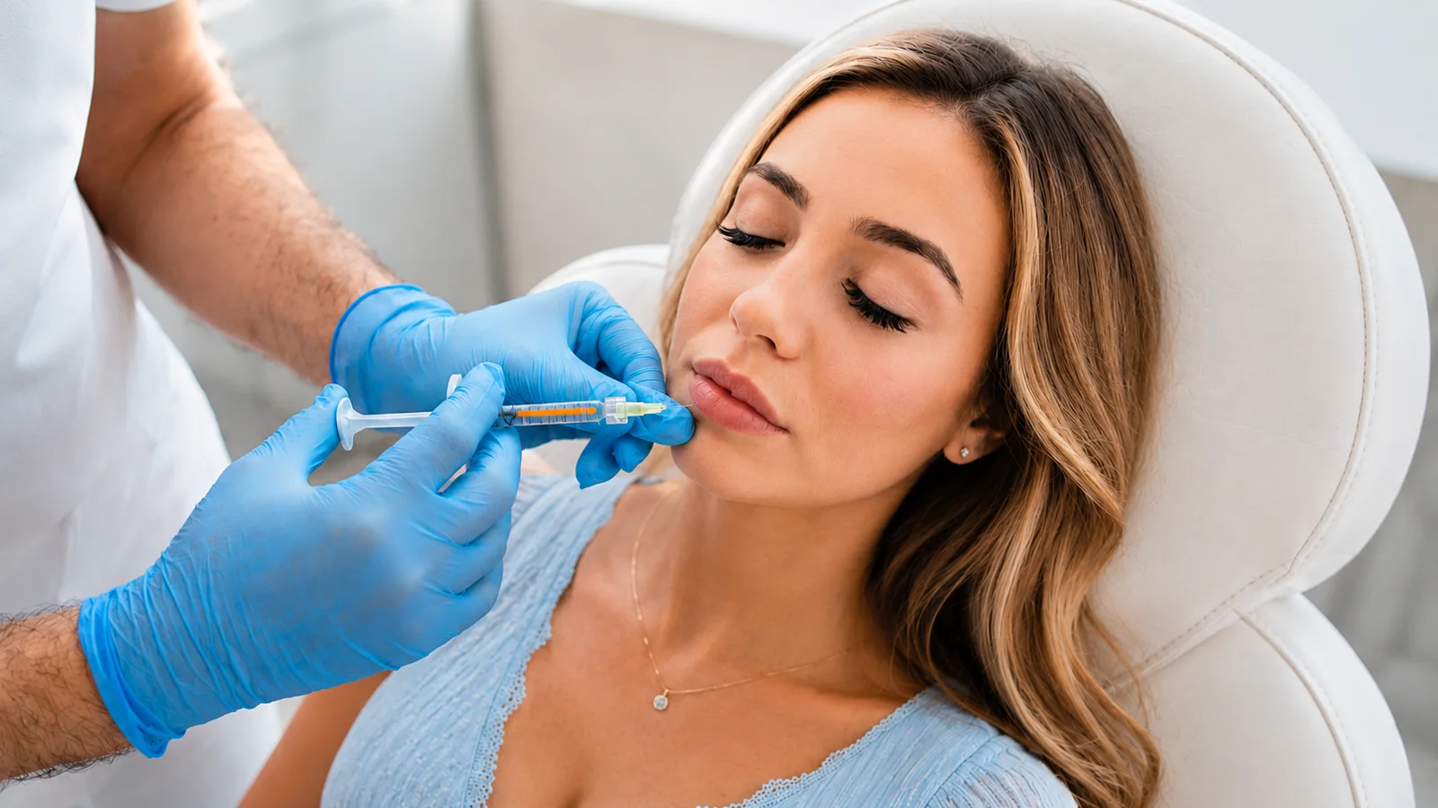 Lippenbehandlung mit Hyaluronsäure in Hannover